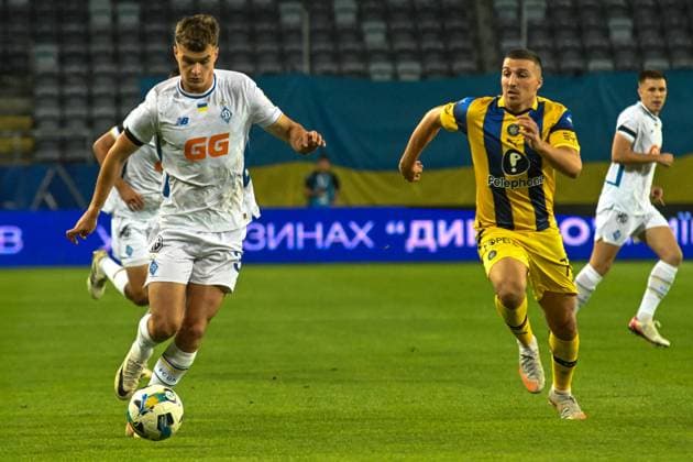 2025.08.28 Lublin Pilka nozna eliminacje Ligi Europy UEFA sezon 2025 2026 Dinamo Kijow - Maccabi Tel-Aviv N z Taras Mykhavko Osher Davida Foto Wojciech Szubartowski PressFocus 2025.08.28 Lublin Football UEFA Europa League season 2025 2026 Dinamo Kyiv - Maccabi Tel-Aviv Taras Mykhavko Osher Davida Credit: Wojciech Szubartowski PressFocus NEWSPIX.PL --- newspix.pl POLAND OUT! 
