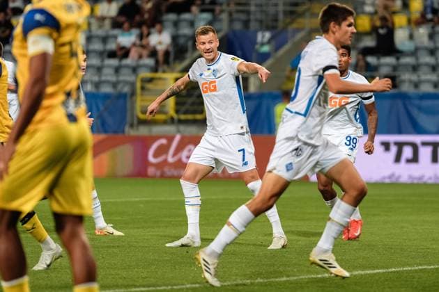 LUBLIN 28.08.2025 MECZ IV RUNDA KWALIFIKACYJNA LIGA EUROPY SEZON 2025 2026: DYNAMO KIJOW - MACCABI TEL-AVIV --- MENS FOOTBALL MATCH UEFA EUROPA LEAGUE SEASON 2025 2026 PLAY-OFF ROUND 2ND LEG: FC DYNAMO KYIV - MACCABI TEL-AVIV FC ANDRIY YARMOLENKO FOT. KAZIMIERZ KOZUCH 400MM.PL NEWSPIX.PL --- newspix.pl POLAND OUT! 