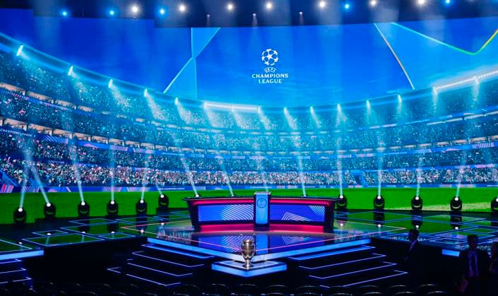 Monaco, Monte Carlo - August 28, 2025: UEFA MEN’S CLUB COMPETITION – UEFA Europa League and UEFA Conference League draws with general Atmosphere in the Grimaldi Forum UEFA MEN’S CLUB COMPETITION – SEASON KICK OFF 2025 26