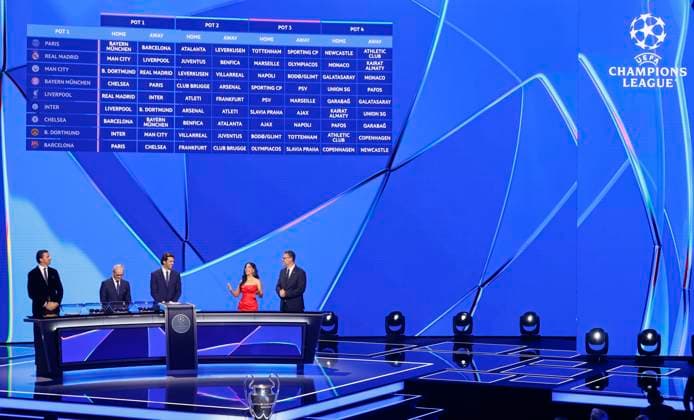 Monaco, Monte Carlo - August 28, 2025: UEFA MEN’S CLUB COMPETITION – UEFA Europa League and UEFA Conference League draws with general Atmosphere in the Grimaldi Forum UEFA MEN’S CLUB COMPETITION – SEASON KICK OFF 2025 26