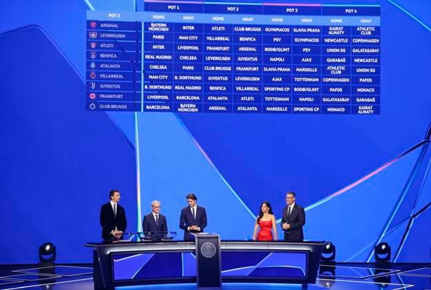 Monaco, Monte Carlo - August 28, 2025: UEFA MEN’S CLUB COMPETITION – UEFA Europa League and UEFA Conference League draws with general Atmosphere in the Grimaldi Forum UEFA MEN’S CLUB COMPETITION – SEASON KICK OFF 2025 26