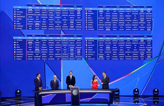 Monaco, Monte Carlo - August 28, 2025: UEFA MEN’S CLUB COMPETITION – UEFA Europa League and UEFA Conference League draws with general Atmosphere in the Grimaldi Forum UEFA MEN’S CLUB COMPETITION – SEASON KICK OFF 2025 26