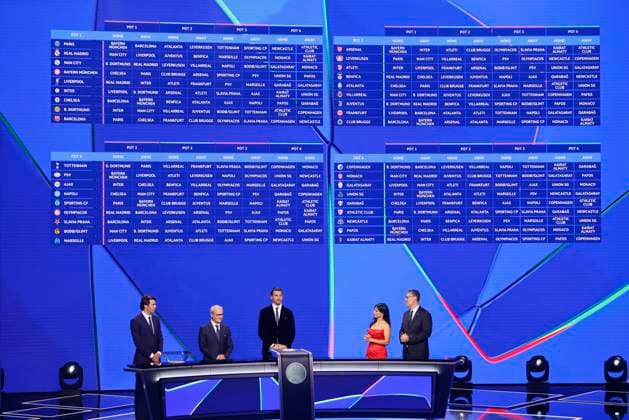 Monaco, Monte Carlo - August 28, 2025: UEFA MEN’S CLUB COMPETITION – UEFA Europa League and UEFA Conference League draws with general Atmosphere in the Grimaldi Forum UEFA MEN’S CLUB COMPETITION – SEASON KICK OFF 2025 26