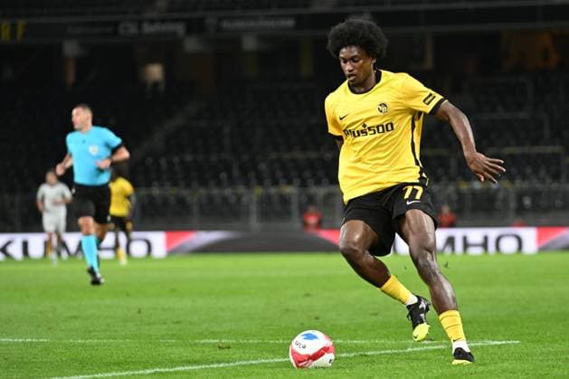 28.08.2025, Bern, Wankdorf, Uefa Europa League, Playoffs, BSC Young Boys - Slovan Bratislava, 77 Joel Monteiro (Young Boys). Bern Wankdorf Bern Switzerland Copyright: xJustPictures.ch ManuelxWinterbergerx jp-de-MaWi-MWI_1342
