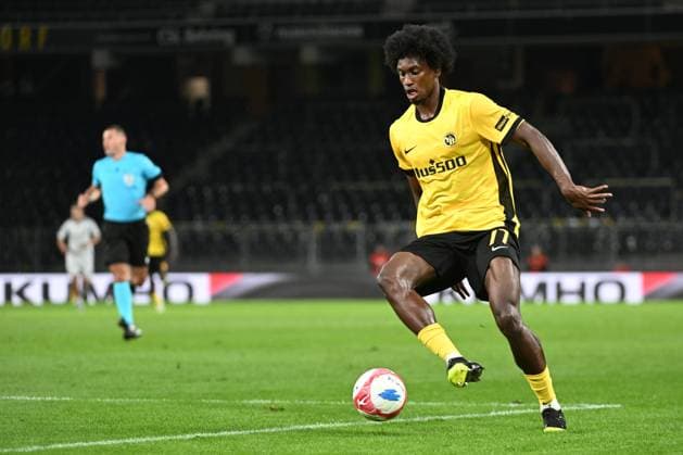 28.08.2025, Bern, Wankdorf, Uefa Europa League, Playoffs, BSC Young Boys - Slovan Bratislava, 77 Joel Monteiro (Young Boys). Bern Wankdorf Bern Switzerland Copyright: xJustPictures.ch ManuelxWinterbergerx jp-de-MaWi-MWI_1343