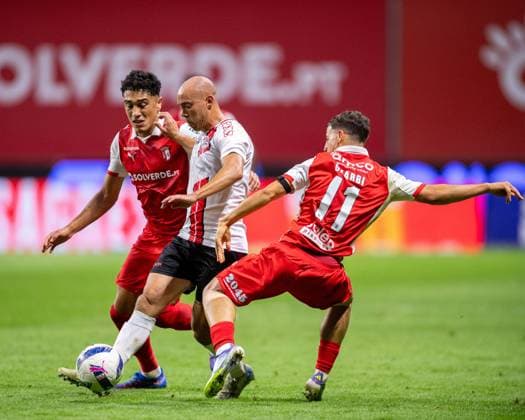 August 28, 2025, Braga, Braga, Portugal: TONI GARCIA from Lincoln Red Imps FC seen on action during the UEFA Europe League 2025 26 playoff match between SC Braga and Lincoln Red Imps at Estadio Municipal de Braga on August 28, 2025 in Braga, Portugal. Braga Portugal - ZUMAl192 20250828_zsp_l192_069 Copyright: xMiguelxLemosx