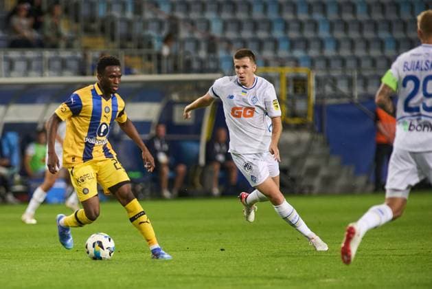 2025.08.28 Lublin Pilka nozna eliminacje Ligi Europy UEFA sezon 2025 2026 Dinamo Kijow - Maccabi Tel-Aviv N z Issouf Sissokho Foto Ireneusz Wnuk PressFocus 2025.08.28 Lublin Football UEFA Europa League season 2025 2026 Dinamo Kyiv - Maccabi Tel-Aviv Issouf Sissokho Credit: Ireneusz Wnuk PressFocus NEWSPIX.PL --- newspix.pl POLAND OUT! 