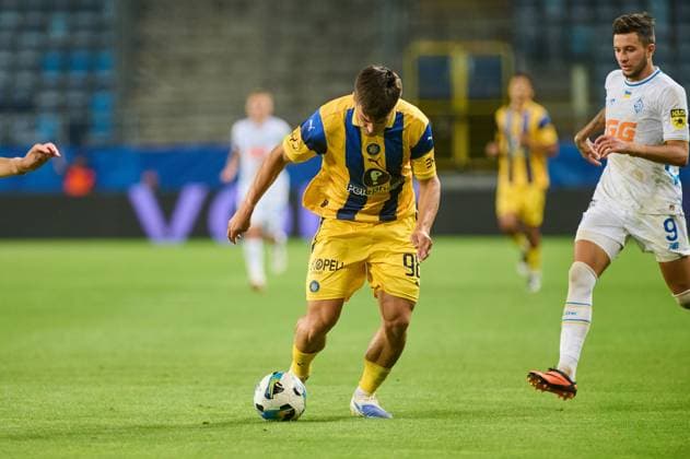 2025.08.28 Lublin Pilka nozna eliminacje Ligi Europy UEFA sezon 2025 2026 Dinamo Kijow - Maccabi Tel-Aviv N z Ion Nicolaescu Nazar Voloshyn Foto Ireneusz Wnuk PressFocus 2025.08.28 Lublin Football UEFA Europa League season 2025 2026 Dinamo Kyiv - Maccabi Tel-Aviv Ion Nicolaescu Nazar Voloshyn Credit: Ireneusz Wnuk PressFocus NEWSPIX.PL --- newspix.pl POLAND OUT! 