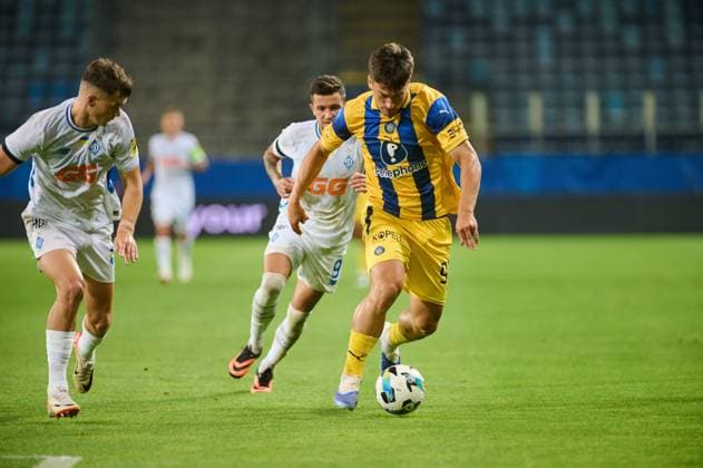 2025.08.28 Lublin Pilka nozna eliminacje Ligi Europy UEFA sezon 2025 2026 Dinamo Kijow - Maccabi Tel-Aviv N z Ion Nicolaescu Nazar Voloshyn Taras Mykhavko Foto Ireneusz Wnuk PressFocus 2025.08.28 Lublin Football UEFA Europa League season 2025 2026 Dinamo Kyiv - Maccabi Tel-Aviv Ion Nicolaescu Nazar Voloshyn Taras Mykhavko Credit: Ireneusz Wnuk PressFocus NEWSPIX.PL --- newspix.pl POLAND OUT! 