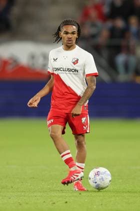 Alonzo Engwanda of FC Utrecht during the match FC Utrecht - Zrinjski at the Galgenwaard for the Europa League (play-off) season 2024-2025 in Utrecht, Netherlands on 28 august 2025, (photo by Peter Lous EYE4images DeFodi Images)