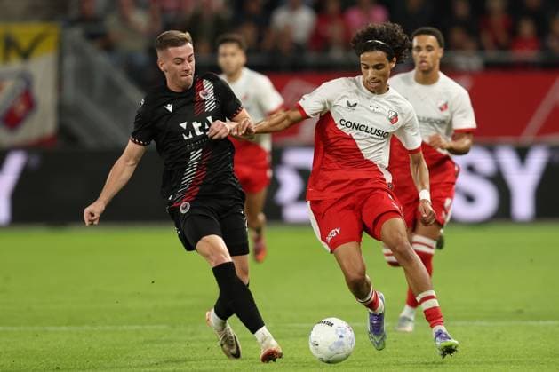 Gjivai Zechiel of FC Utrecht during the match FC Utrecht - Zrinjski at the Galgenwaard for the Europa League (play-off) season 2024-2025 in Utrecht, Netherlands on 28 august 2025, (photo by Peter Lous EYE4images DeFodi Images)