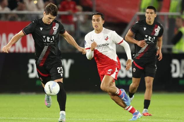 Miliano Jonathans of FC Utrecht during the match FC Utrecht - Zrinjski at the Galgenwaard for the Europa League (play-off) season 2024-2025 in Utrecht, Netherlands on 28 august 2025, (photo by Peter Lous EYE4images DeFodi Images)