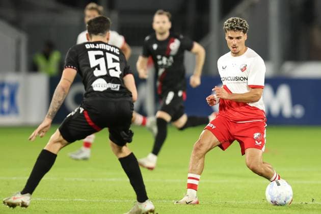 Can Bozdogan of FC Utrecht during the match FC Utrecht - Zrinjski at the Galgenwaard for the Europa League (play-off) season 2024-2025 in Utrecht, Netherlands on 28 august 2025, (photo by Peter Lous EYE4images DeFodi Images)