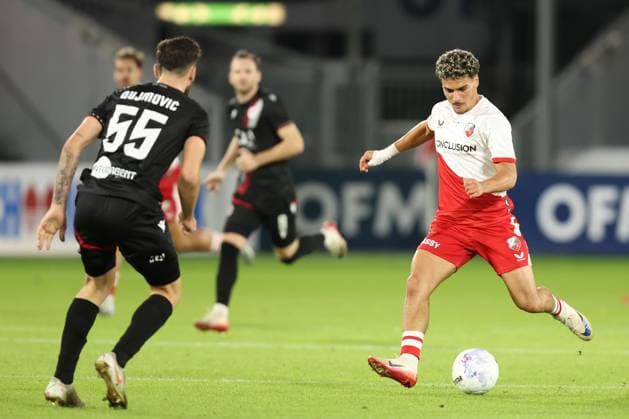 Can Bozdogan of FC Utrecht during the match FC Utrecht - Zrinjski at the Galgenwaard for the Europa League (play-off) season 2024-2025 in Utrecht, Netherlands on 28 august 2025, (photo by Peter Lous EYE4images DeFodi Images)