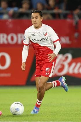 Miliano Jonathans of FC Utrecht during the match FC Utrecht - Zrinjski at the Galgenwaard for the Europa League (play-off) season 2024-2025 in Utrecht, Netherlands on 28 august 2025, (photo by Peter Lous EYE4images DeFodi Images)
