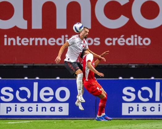 August 28, 2025, Braga, Braga, Portugal: CHRISTIAN RUTJENS from Lincoln Red Imps FC seen on action during the UEFA Europe League 2025 26 playoff match between SC Braga and Lincoln Red Imps at Estadio Municipal de Braga on August 28, 2025 in Braga, Portugal. Braga Portugal - ZUMAl192 20250828_zsp_l192_035 Copyright: xMiguelxLemosx