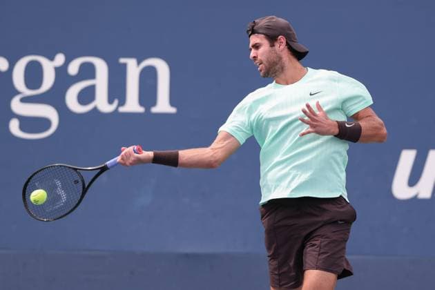 Karen Khachanov, USTA Billie Jean King National Tennis Center, Flushing Meadows, New York, USA . Copyright: xJuergenxHasenkopfx