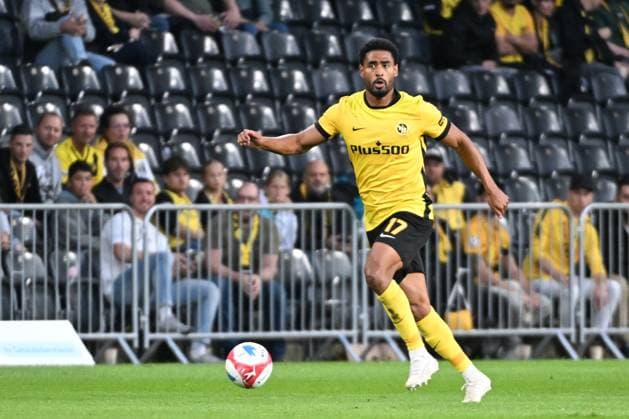 28.08.2025, Bern, Wankdorf, Uefa Europa League, Playoffs, BSC Young Boys - Slovan Bratislava, 17 Saidy Janko (Young Boys). Bern Wankdorf Bern Switzerland Copyright: xJustPictures.ch ManuelxWinterbergerx jp-de-MaWi-MWI_1126