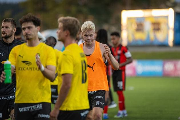 xxkeikkaxx 20250828 Kuopio UEFA Europa League Qualifier Play-offs ottelu KuPS vs FC Midtjylland. Kuvassa KuPSin Otto Ruoppi. Niklas Pehkonen All Over Press