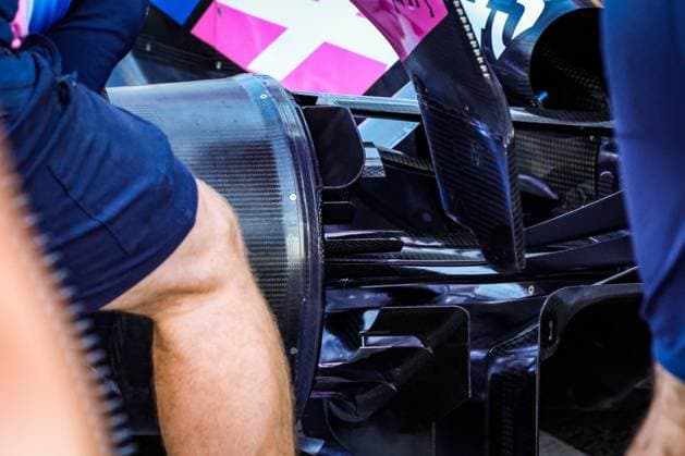 F1 - DUTCH GRAND PRIX 2025 Alpine F1 Team A525, mechanical detail of rear wing and suspension during the 2025 Formula 1 Heineken Dutch Grand Prix, 15th round of the 2025 FIA Formula One World Championship, WM, Weltmeisterschaft from August 29 to 31, 2025 on the Zandvoort Circuit, in Zandvoort, Netherlands - ZandvoortNetherlands  Copyright: xFLORENTxGOODENx