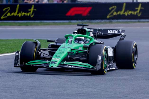 Nico Hülkenberg of Germany and Stake F1 Team Kick Sauber during the Free Practice of the Formula 1 Heineken Dutch Grand Prix 2025 on Day 1 at Circuit Zandvoort on August 29, 2025 in Zandvoort, Netherlands. (Photo by Marcel ter Bals DeFodi Images)