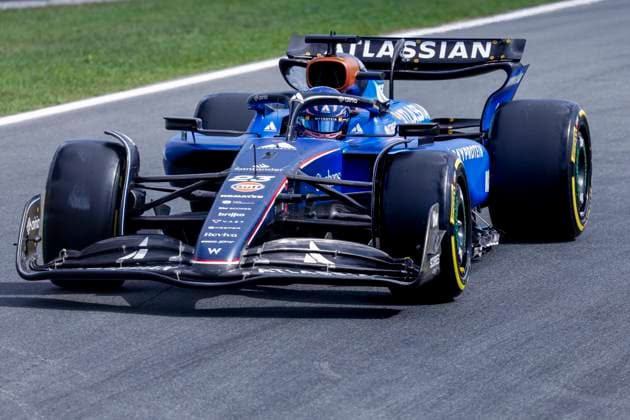 Alexander Albon of Thailand and Williams during the Free Practice of the Formula 1 Heineken Dutch Grand Prix 2025 on Day 1 at Circuit Zandvoort on August 29, 2025 in Zandvoort, Netherlands. (Photo by Marcel ter Bals DeFodi Images)