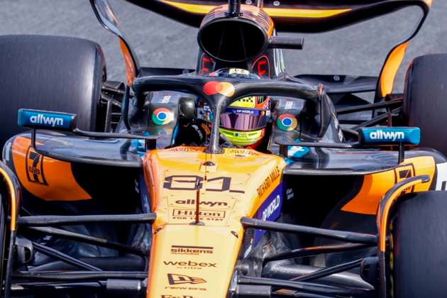 Oscar Piastri of Australia and McLaren F1 Team during the Free Practice of the Formula 1 Heineken Dutch Grand Prix 2025 on Day 1 at Circuit Zandvoort on August 29, 2025 in Zandvoort, Netherlands. (Photo by Marcel ter Bals DeFodi Images)