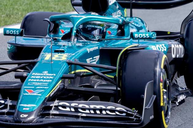 Lance Stroll of Canada and Aston Martin F1 Team during the Free Practice of the Formula 1 Heineken Dutch Grand Prix 2025 on Day 1 at Circuit Zandvoort on August 29, 2025 in Zandvoort, Netherlands. (Photo by Marcel ter Bals DeFodi Images)