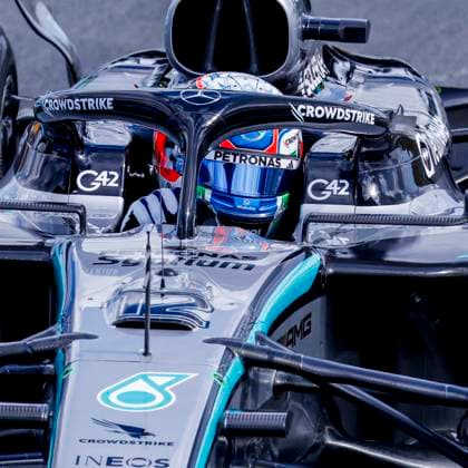 Andrea Kimi Antonelli of Italy and Mercedes AMG Petronas F1 Team during the Free Practice of the Formula 1 Heineken Dutch Grand Prix 2025 on Day 1 at Circuit Zandvoort on August 29, 2025 in Zandvoort, Netherlands. (Photo by Marcel ter Bals DeFodi Images)