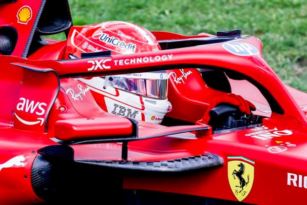 Charles Leclerc of Monaco and Scuderia Ferrari HP F1 Team during the Free Practice of the Formula 1 Heineken Dutch Grand Prix 2025 on Day 1 at Circuit Zandvoort on August 29, 2025 in Zandvoort, Netherlands. (Photo by Marcel ter Bals DeFodi Images)