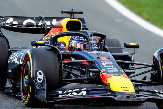 2025-08-29 F1 - Heineken Dutch GP - Free Practice 1 ZANDVOORT, NETHERLANDS - AUGUST 29: Max Verstappen of Red Bull Racing competing in the Free Practice 1 during F1 - Heineken Dutch GP on August 29, 2025 in Zandvoort, Netherlands. Zandvoort Netherlands Content not available for redistribution in The Netherlands directly or indirectly through any third parties. Copyright: xAndrexWeeningx