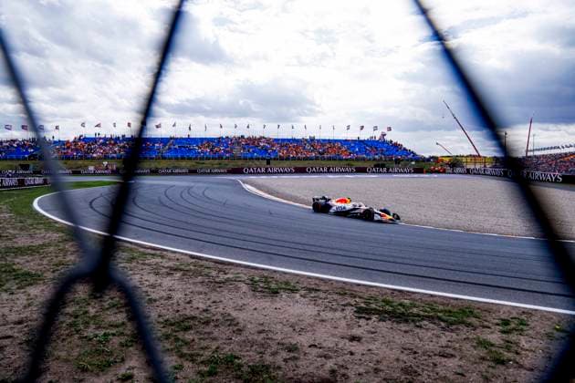 Liam Lawson of New Zealand and Visa Cash App Racing Bulls during the Free Practice of the Formula 1 Heineken Dutch Grand Prix 2025 on Day 1 at Circuit Zandvoort on August 29, 2025 in Zandvoort, Netherlands. (Photo by Marcel ter Bals DeFodi Images)