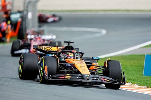 2025-08-29 F1 - Heineken Dutch GP - Free Practice 1 ZANDVOORT, NETHERLANDS - AUGUST 29: Oscar Piastri of McLaren competing in the Free Practice 1 during F1 - Heineken Dutch GP on August 29, 2025 in Zandvoort, Netherlands. Zandvoort Netherlands Content not available for redistribution in The Netherlands directly or indirectly through any third parties. Copyright: xAndrexWeeningx