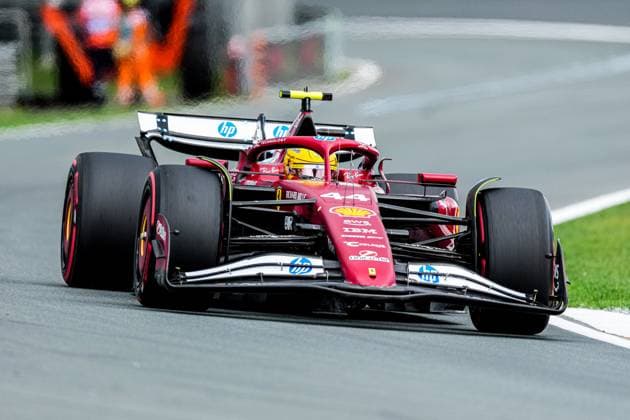 2025-08-29 F1 - Heineken Dutch GP - Free Practice 1 ZANDVOORT, NETHERLANDS - AUGUST 29: Lewis Hamilton of Ferrari competing in the Free Practice 1 during F1 - Heineken Dutch GP on August 29, 2025 in Zandvoort, Netherlands. Zandvoort Netherlands Content not available for redistribution in The Netherlands directly or indirectly through any third parties. Copyright: xAndrexWeeningx