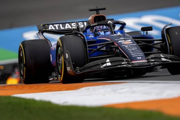 ZANDVOORT - Alexander Albon (Williams) during the first free practice session prior to the Dutch F1 Grand Prix at the Zandvoort Circuit. ANP SANDER KONING xVIxANPxSportx xxANPxIVx 534413661 originalFilename: 534413661.jpg