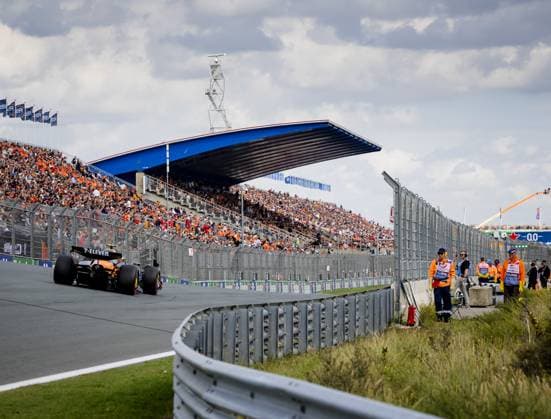 ZANDVOORT - Lando Norris (McLaren) during the first free practice session prior to the Dutch F1 Grand Prix at the Zandvoort Circuit. ANP SEM VAN DER WAL xVIxANPxSportx xxANPxIVx 534413902 originalFilename: 534413902.jpg