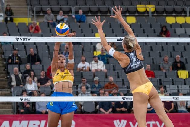 RECORD DATE NOT STATED Beach Pro Tour - Elite 16 Hamburg, 29.08.2025 Eduarda Santos Lisboa (Player No. 2, BRA); Beach Pro Tour - Elite 16 Hamburg am 29.08.2025 Copyright: xBEAUTIFULxSPORTS PeterxWeberx