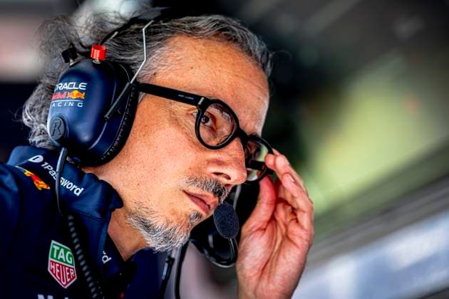 Teamboss Laurent Mekies of Red Bull Racing during the match Formula 1 Zandvoort friday 2025, free practice at the Formula 1 circuit Zandvoort for the Formula One Zandvoort friday 2025 season 2025-2026 in ZANDVOORT, Netherlands on 29 august 2025, (photo by Marcel van Dorst EYE4images DeFodi Images) DATUM AANPASSEN!!!!!!!