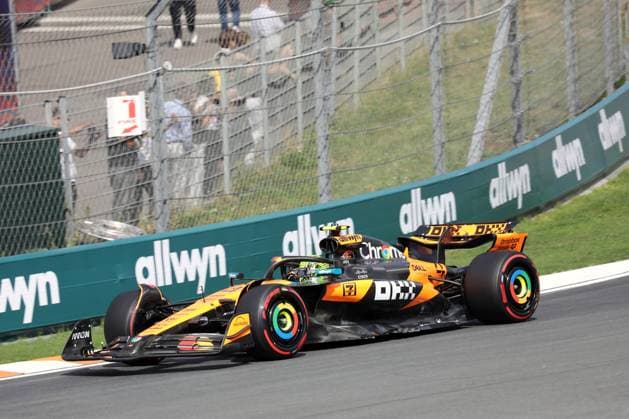 Zandvoort, Niederlande 28.- 31. August 2025: FIA - Formel 1 - WM - Dutch Grand Prix - 2025 - FP1 Freitag Im Bild: Lando Norris (GBR) Circuit Zandvoort Copyright: xFotostandx xBeierx