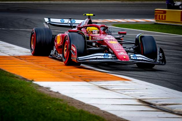 Formule 1 driver Lewis Hamilton of Ferrari during the match Formula 1 Zandvoort friday 2025, free practice at the Formula 1 circuit Zandvoort for the Formula One Zandvoort friday 2025 season 2025-2026 in ZANDVOORT, Netherlands on 29 august 2025, (photo by Marcel van Dorst EYE4images DeFodi Images) DATUM AANPASSEN!!!!!!!