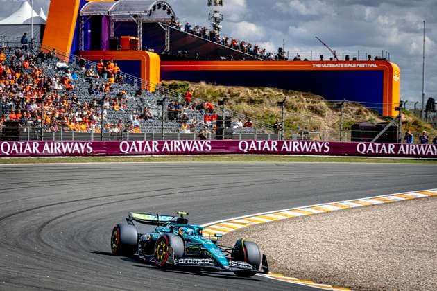 Formule 1 driver Fernando Alonso of Aston Martin during the match Formula 1 Zandvoort friday 2025, free practice at the Formula 1 circuit Zandvoort for the Formula One Zandvoort friday 2025 season 2025-2026 in ZANDVOORT, Netherlands on 29 august 2025, (photo by Marcel van Dorst EYE4images DeFodi Images) DATUM AANPASSEN!!!!!!!