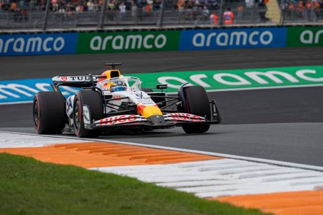 Isack Hadjar, 6, Visa Cash App RB Formula One Team, 1 Freies Training, Grosser Preis von Netherlands, Motorsport, Herren, Formel 1, 29.08.2025 Zandvoort Niederlande Niederlande