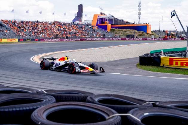 Isack Hadjar of France and Visa Cash App Racing Bulls during the Free Practice of the Formula 1 Heineken Dutch Grand Prix 2025 on Day 1 at Circuit Zandvoort on August 29, 2025 in Zandvoort, Netherlands. (Photo by Marcel ter Bals DeFodi Images)