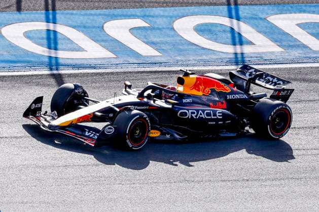 Max Verstappen of the Netherlands and Oracle Red Bull Racing during the Free Practice of the Formula 1 Heineken Dutch Grand Prix 2025 on Day 1 at Circuit Zandvoort on August 29, 2025 in Zandvoort, Netherlands. (Photo by Marcel ter Bals DeFodi Images)