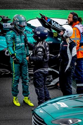 Formule 1 driver Lance Stroll of Aston Martin crashes with his car during the match Formula 1 Zandvoort friday 2025, free practice at the Formula 1 circuit Zandvoort for the Formula One Zandvoort friday 2025 season 2025-2026 in ZANDVOORT, Netherlands on 29 august 2025, (photo by Marcel van Dorst EYE4images DeFodi Images)