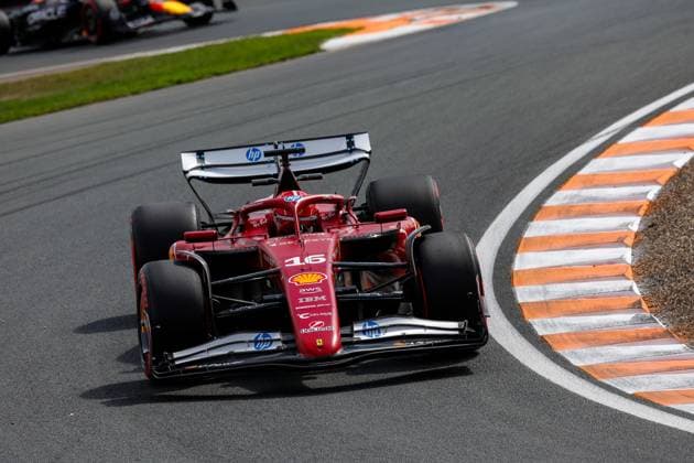 16 Charles Leclerc (MCO, Scuderia Ferrari HP), F1 Grand Prix of the Netherlands at Circuit Zandvoort on August 29, 2025 in Zandvoort, Netherlands. (Photo by HOCH ZWEI) Zandvoort Netherlands