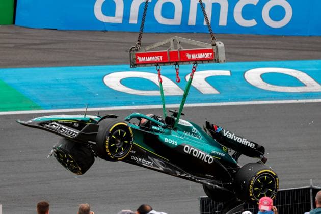 18 Lance Stroll (CAN, Aston Martin Aramco F1 Team), F1 Grand Prix of the Netherlands at Circuit Zandvoort on August 29, 2025 in Zandvoort, Netherlands. (Photo by HOCH ZWEI) Zandvoort Netherlands