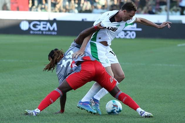 Sassuolo Daniel Boloca during the Serie A soccer match between Cremonese and Sassuolo at the Giovanni Zini in Cremona, north west Italy - Friday, August 27, 2025. - Soccer .  Copyright: xAlbertoxMariani LaPressex