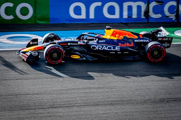 Formule 1 driver MAX Verstappen of Red Bull Racing during the match Formula 1 Zandvoort friday 2025, free practice at the Formula 1 circuit Zandvoort for the Formula One Zandvoort friday 2025 season 2025-2026 in ZANDVOORT, Netherlands on 29 august 2025, (photo by Marcel van Dorst EYE4images DeFodi Images)