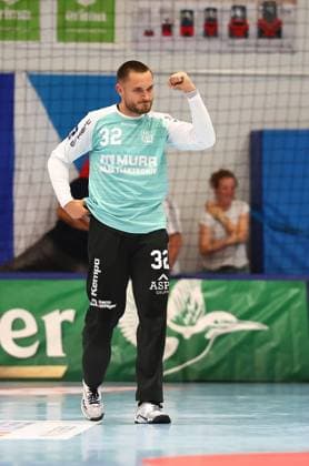 Janis Boieck (Oppenweiler) ballt die Faust TV Huettenberg vs HC Oppenweiler-Backnang, Handball, 2. Bundesliga, 29.08.2025 TV Huettenberg vs HC Oppenweiler-Backnang, Handball, 2. Bundesliga, 29.08.2025 Huettenberg Copyright: xEibner-Pressefotox EP_RWS